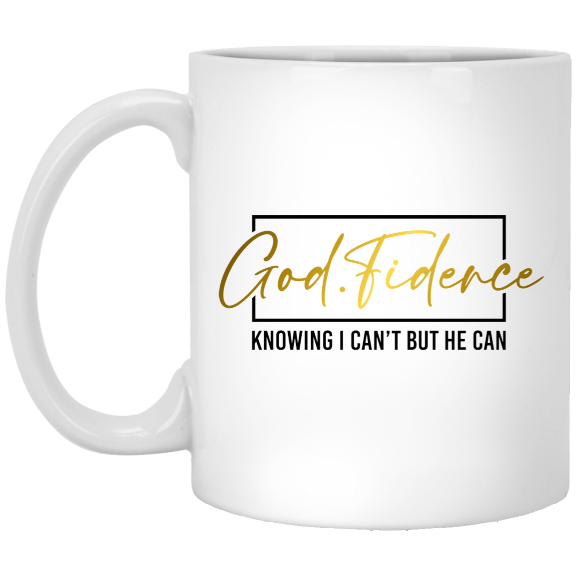 Godfidence White Mug