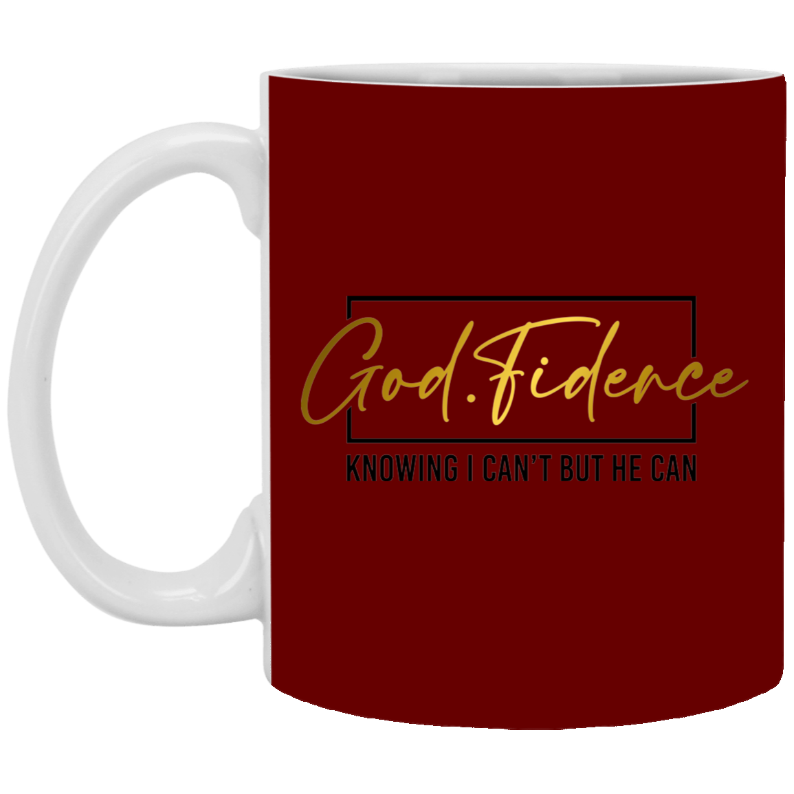 Godfidence White Mug